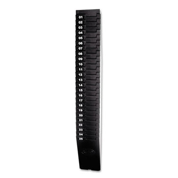 Lathem® Time Time Card Rack For 7" Cards, 25 Pockets, Abs Plastic, Black freeshipping - TVN Wholesale